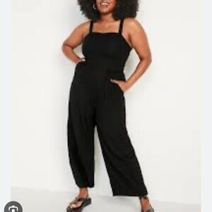 Black Linen Jumpsuit